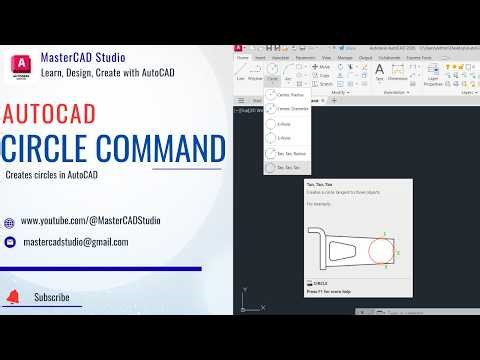 Learn Autocad Circle Command in Hindi | All Methods with Examples