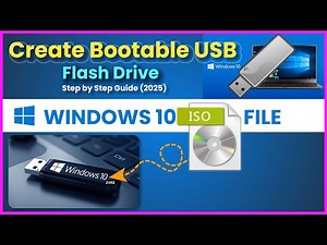 How to Create a Windows 10 Bootable USB (2025) – Easy Guide Using Rufus & Other Methods