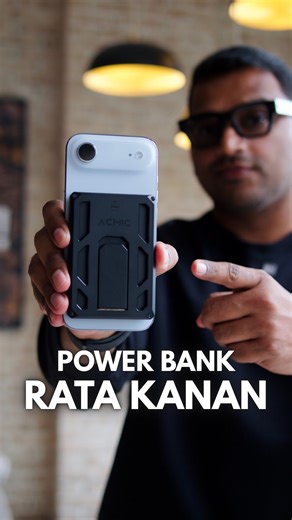 K2G : AL & Tish on Instagram: "Power-Bank dengan fitur paling lengkap yang pernah gwe coba 👀 - ACMIC MAGBANK SMART WALLET. MFI certified pula 😃."