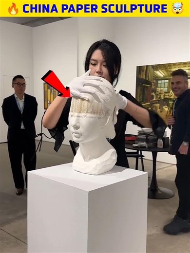 🔥 China Paper Sculpture Art 🤔 #telugufacts #shorts #trending