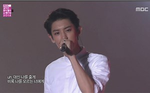 EXO-K - Baby Don't Cry (141207 MBC 2014 北京鸟巢韩流演唱会)