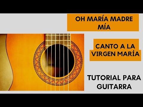 Oh María Madre mía tutorial | Canto Mariano | Gabo González |