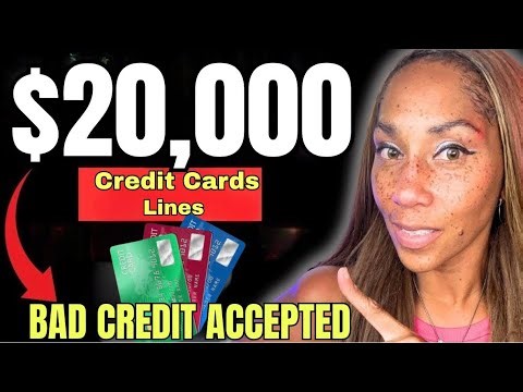 $20K Soft Pull Preapproved Credit Card Lines! ￼Bad Credit Ok ✅