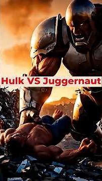 Red Hulk VS Juggernaut #redhulk #marvel