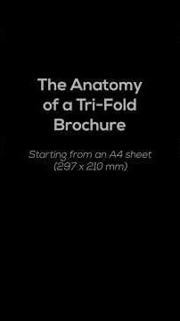 The Anatomy of a Tri-Fold Brochure
