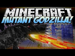 Minecraft | MUTANT GODZILLA! (Can You Take Down The BEAST?!) | Mod Showcase [1.6.4]