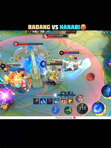 Badang vs Hanabi – She Never Saw This Coming 😈 #mobilelegends #mlbb #minglee #melin #maetel #mello