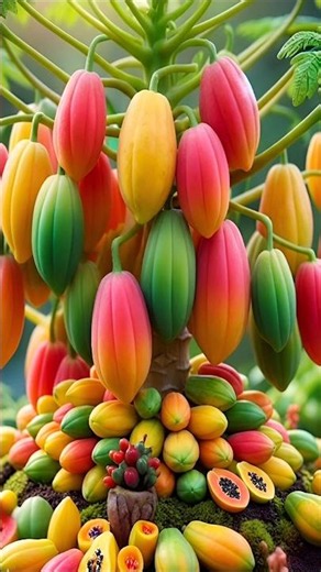 Easy and fast techniques for growing and propagating papaya fruit trees #garden #fruits #diy