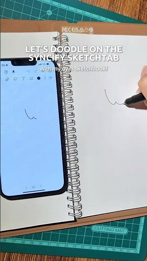 This literally turned my own daily sketchbook into a digital canvas🫨