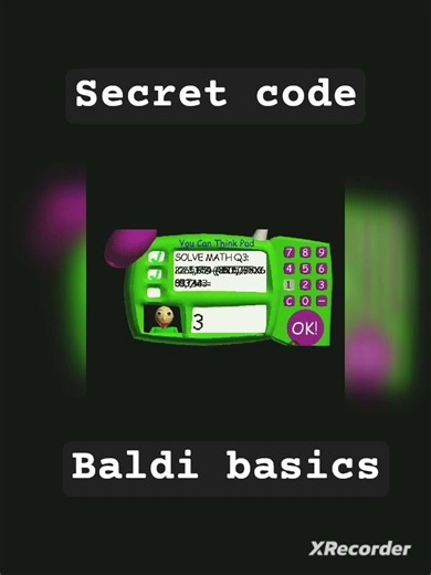 Baldi basics secret code classic #baldi #secret #baldisbasics