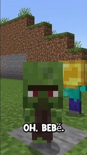The new zombie baby family 🧟 Minecraft #minecraft