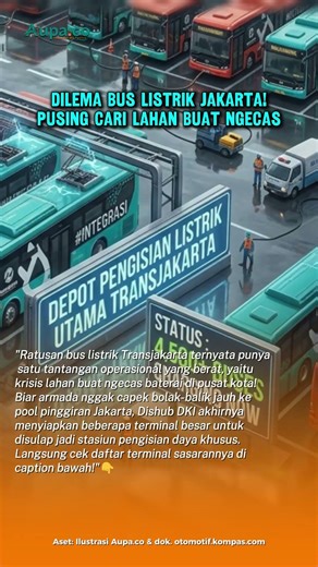 Sulit Cari Lahan Ngecas, Pemprov DKI Sulap Terminal Jadi Charging Station