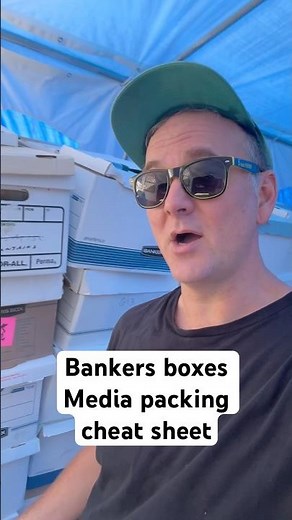 How many books, cds, vhs, and or DVDs will fit into a bankers box? Media Packing Tips
