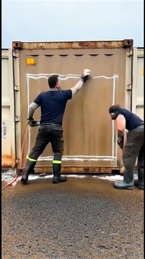 You Won’t Believe This Rusty Container Becomes a Designer Office | #timelapse #diy #transformation