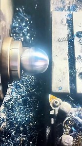 CNC Machining Service - turning an iron ball !#cnc #cncmachining #machining