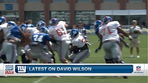 Giants' camp: Latest on David Wilson