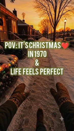 POV: It's Christmas in 1970 and Life Feels Perfect #christmas #vintage #nostalgia #xmas #1970s #cozy