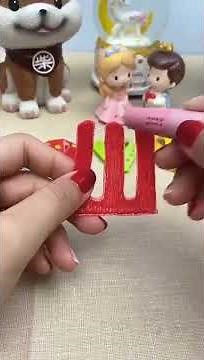 how to make a very easy and beautiful hair clips from 3D pen first time using