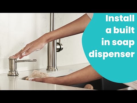 Install Built in Soap Dispenser for Kitchen Sink