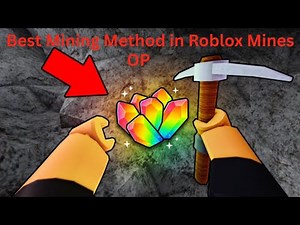 The Best Roblox Mines Mining Method