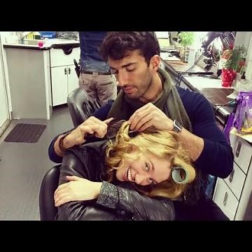 Jane the virgin behins the scenes with Justin Baldoni & Yael Grobglas