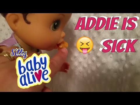 😝 Baby Alive Addie is Sick and Throwing Up