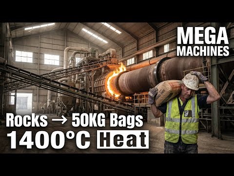 Inside the Cement Factory | Rocks → 50KG Bags | How It’s Really Made