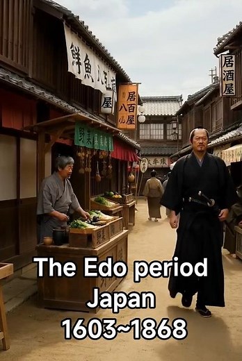 The Edo period (1603-1868) was Japan's peaceful, isolated era under Tokugawa rule.