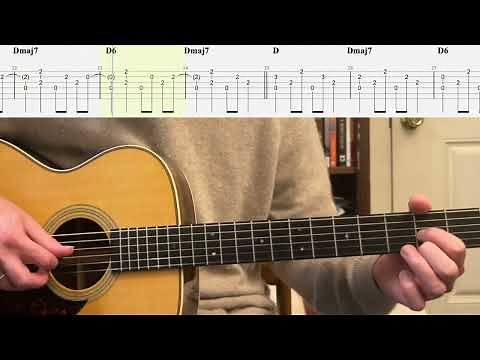 Gentle On My Mind - Glen Campbell | Guitar Part + Live Solo TAB