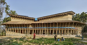 anna heringer's 'anandaloy' is a mud and bamboo community center in bangladesh
