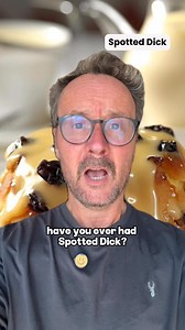 Spotted Dick - a British pudding. #Johnsenglishpage #learnenglish #learnenglishwithus #englishtutor #englishlessons #englishtips #naturalenglish #englishlanguage #englishlearning #studiareinglese | John's English Page