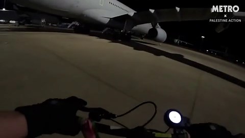 Protesters break into RAF Brize Norton and damage two military aircraft over war in Gaza