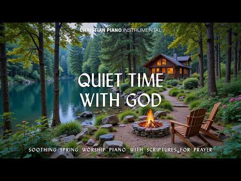 QUIET TIME WITH GOD: Soothing Worship Piano 🌿 Inspiring Bible Verses for Prayer & Reflection