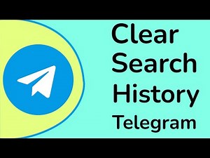 Clear Search History on Telegram App || Delete Search History on Telegram