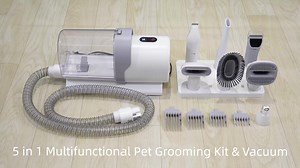 2023 New Electric Dog Hair Dryer Deshedding Tool Clipper Brushes Kit Pet Grooming Vacuum Cleaner for Cat Dogs