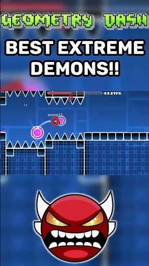 The Best Extreme Demons In Geometry Dash!!