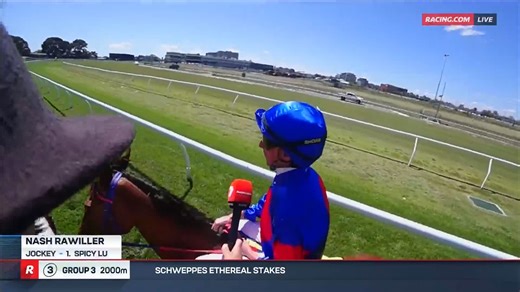 3.4K views · 24 reactions | "She'll definitely run an Oaks trip here, she's tough as nails."  Nash Rawiller delivers on Caulfield Cup day...again. | Racing.com | Facebook