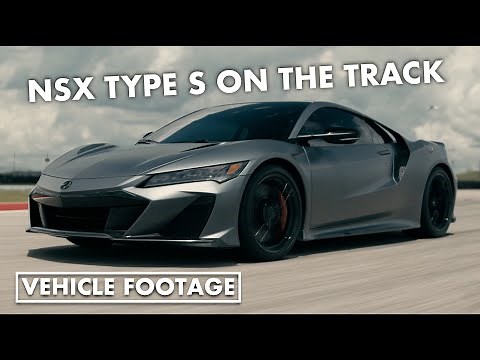 2022 Acura NSX Type S track footage
