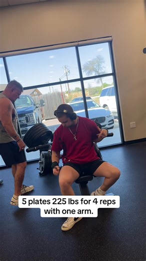 One-Arm Bench Press Motivation with Cerebral Palsy