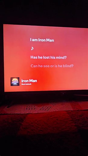 Iron Man - Black Sabbath (Lyrics) #fyp #Spotify #Lyrics #applemusic #fypage