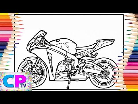 Honda CBR 1000rr Coloring Pages/Fast Motorbike Coloring Pages/Anna Yvette - Red Line [NCS Release]