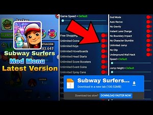 Subway Surfers Mod Menu Latest Version Download | Unlimited Money| God Mod |