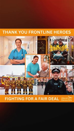 🚨🚑🚒🚓 A huge thank you to our frontline heroes. While many of us are enjoying time with friends and family this festive season, thousands of dedicated professionals are working around the clock to keep us safe, healthy, and cared for. ​From the NHS staff our hospital wards and the paramedics on our roads, to the firefighters, police officers, and carers. Thank you for being there when we need you most, Your commitment to keeping our communities safe and healthy, not just today, but every day 