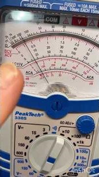Multimer / Analog ? | RMS vs Peak | 10 V? 3.5 V? #functiongenerator #frequency #sinewave #multimeter