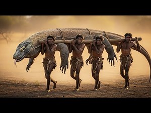 Life Million Years Ago | PRIMAL NIGHTMARE: Giant Monitor Lizard Attacks Homo Erectus | Documentary