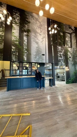 Go Big Or Go home. 🪾 30ft wall wrap for a new restaurant in a custom foggy redwood scene! . . . . . #wrapitup #wraps #wrapped #pnw #southernoregon | Wrap it Up Graphics