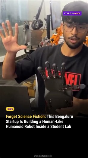 This Bengaluru Startup Is Building a Human-Like Humanoid Robot Inside a Student Lab