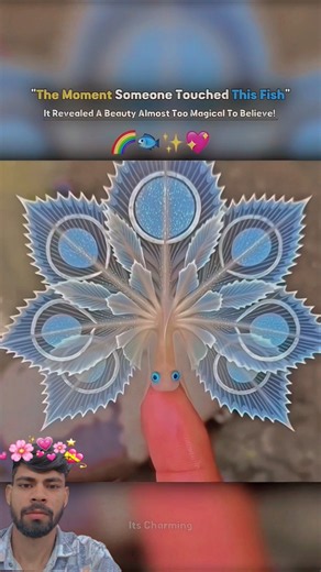 The Moment Someone Touched This Fish — It Revealed A Beauty Almost Too Magical To Believe! 🐟💙✨