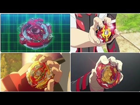 All First Appearances of Spryzen in Beyblade Burst Season 1-7