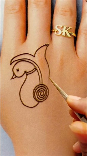 Easy And Simple Mehndi Design | Simple Arabic Mehndi Design #mehndi #skmehandi